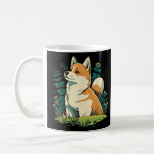 Cute Akita Inu Dog on Akita Inu  1  Coffee Mug