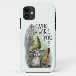 Cute Alice in Wonderland and the Caterpillar Art iPhone 11 Case