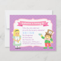 Cute Alice in Wonderland Birthday Tea Party