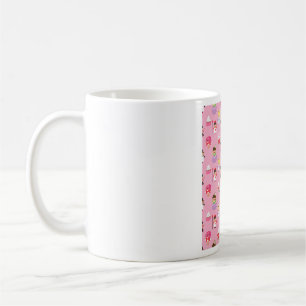 Cute Alice in Wonderland Characters Pattern Coffee Mug