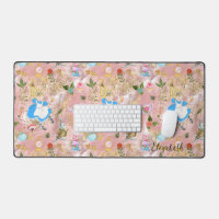 Cute Alice's Adventures in Wonderland Glitter Name