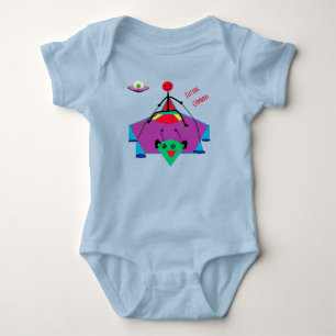 Cute Alien Baby- Cowboy Baby Bodysuit