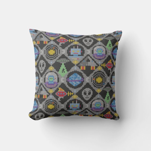 Cute Alien Cushion (Front)