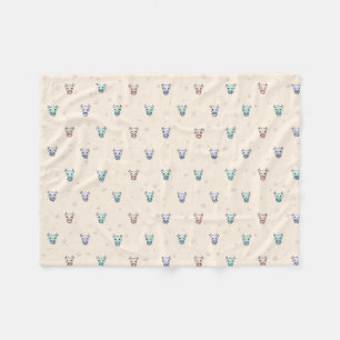 Cute Alien Fleece Blanket