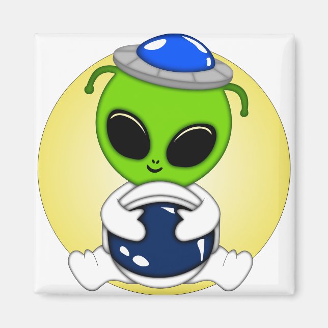 Cute Alien Magnet (Front)