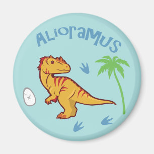 Cute Alioramus Magnet