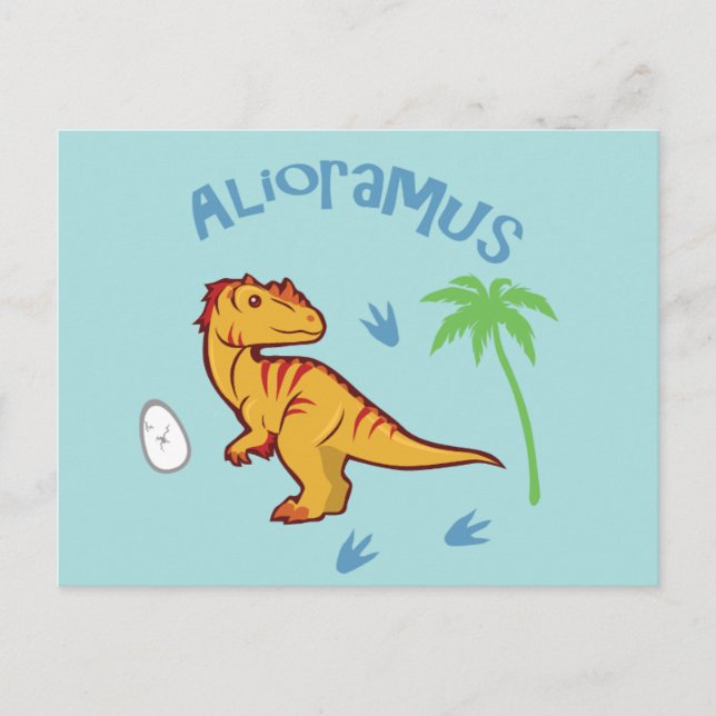 Cute Alioramus Postcard (Front)