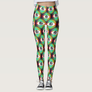 Cute All-seeing Alien Eye Thunder_Cove Leggings