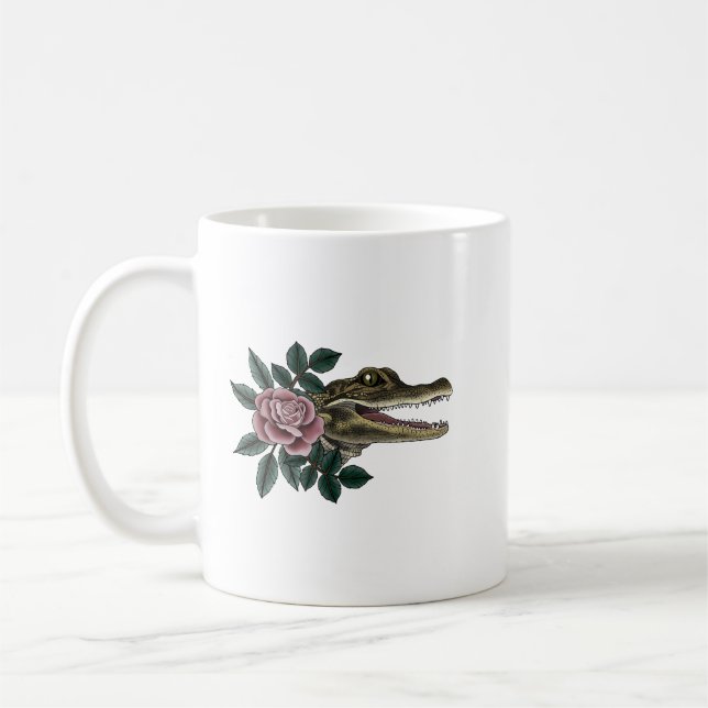 Cute Alligator  Classic T-Shirt Coffee Mug (Left)