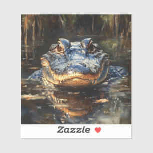 Cute Alligator in the Florida Everglades Painting