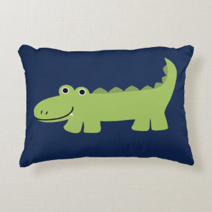 Cute Alligator Kids Decorative Cushion