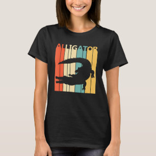 Cute Alligator Safari Zoo Animal Art T-Shirt
