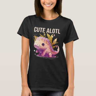 Cute Alotl Axolotl Amphibian Mexican Walking Fish T-Shirt