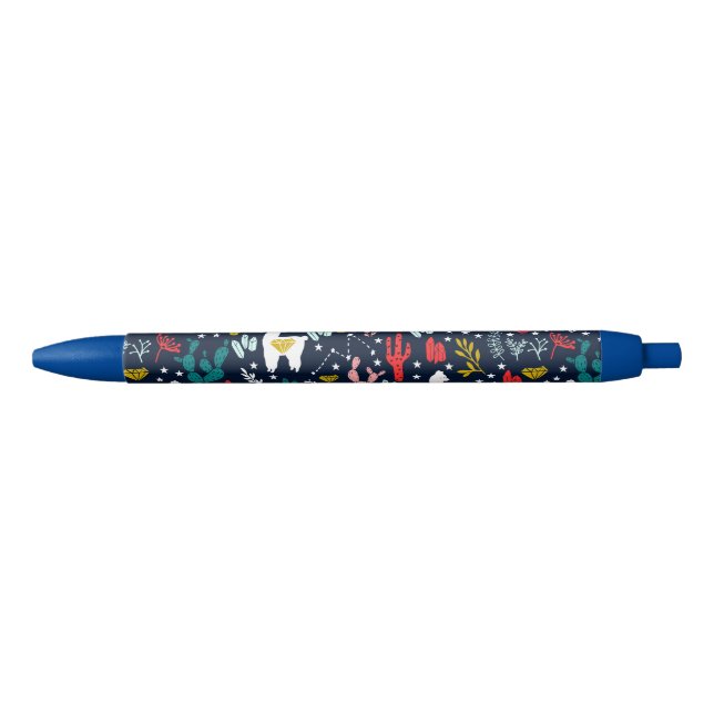 Cute Alpaca Black Ink Pen (Front)