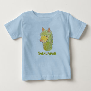 Cute alpaca face art baby T-Shirt