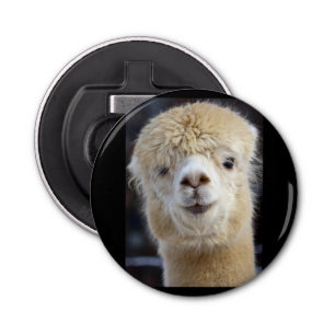 Cute Alpaca face Bottle Opener
