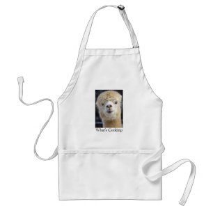 Cute Alpaca face Standard Apron