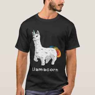 Cute Alpaca for Girls Llamacorn Llama Unicorn T-Shirt