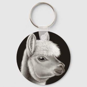 Cute Alpaca Keychain