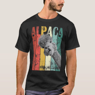 Cute Alpaca Llama Vintage T-Shirt