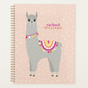 Cute Alpaca Personalised Planner