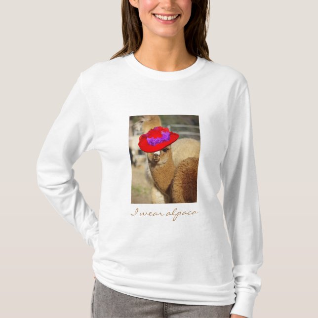 Cute Alpaca T-Shirt (Front)