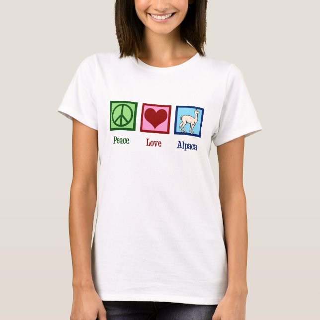 Cute Alpaca T-Shirt (Front)