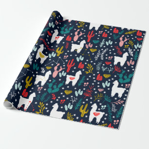 Cute Alpaca Wrapping Paper