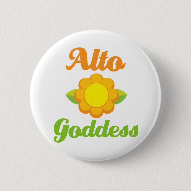 Cute Alto Goddess Button (Front)
