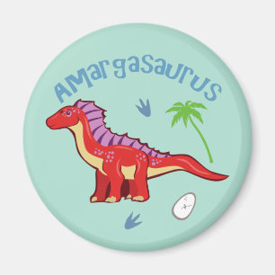 Cute Amargasaurus Magnet