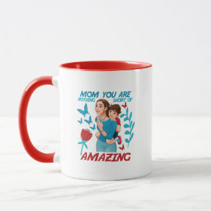 Cute amazing Mum word art Mug