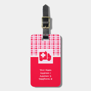 Cute Ambulance Luggage Tag