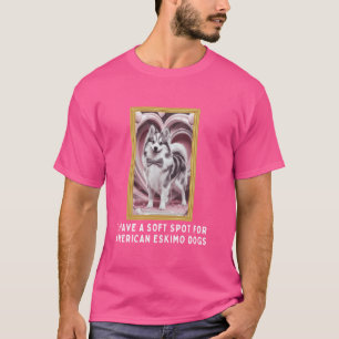 Cute American Eskimo Dog Lover Favourite Quote T-Shirt