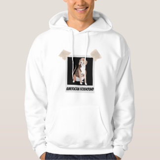Cute American Foxhound Dog Owner Miniature Poodle  Hoodie
