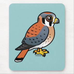 Cute American Kestrel Mouse Mat