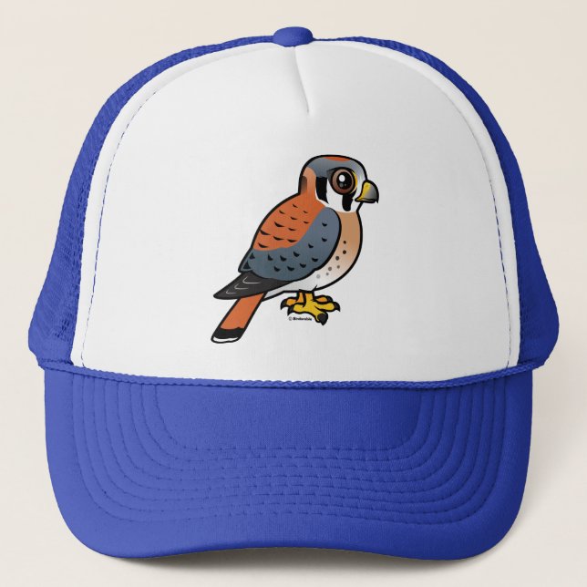 Cute American Kestrel Trucker Hat (Front)