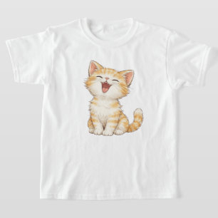 Cute American Shorthair Cat Kids T-Shirt