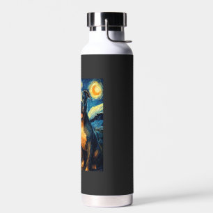 Cute American Staffordshire Terrier Dog Halloween Water Bottle