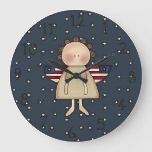 Cute Americana Wall Clock