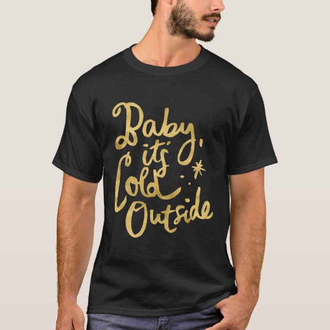 Cute &amp; Funny Christmas Ba  T-Shirt (Front)