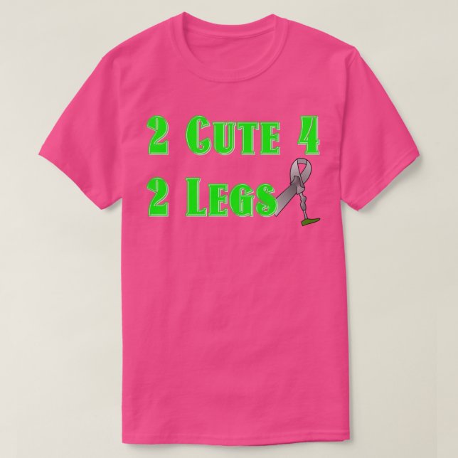 Cute Amputee T-Shirt (Design Front)