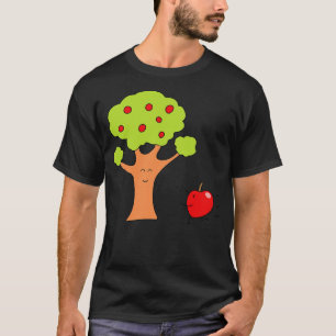 Cute An Apple Run Through A Tree T-Shirt