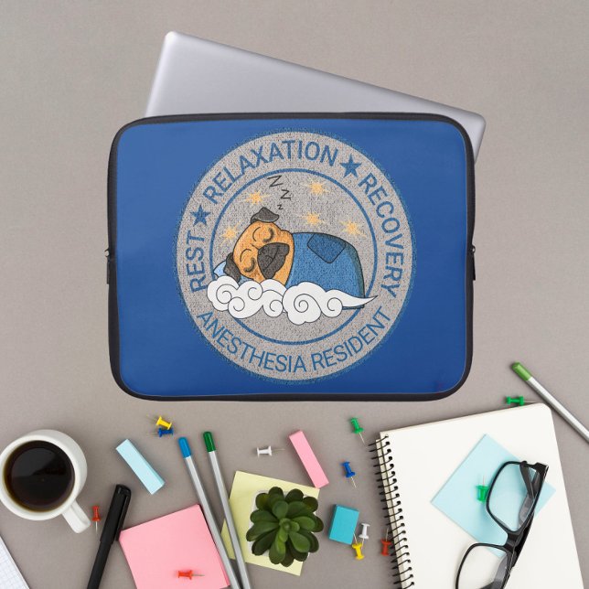 Cute Anaesthesia / CRNA Rest Relax Recovery Laptop Sleeve (Creator Uploaded)