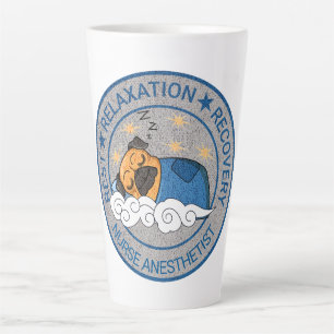 Cute Anaesthesia / CRNA Rest Relax Recovery Latte Mug