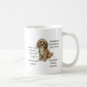 Cute Anatomy of a Cockapoo Dog Lover Gift Coffee Mug