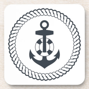 Cute Anchor Coaster