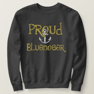 Cute anchor heart Nova Scotia proud bluenoser  Sweatshirt