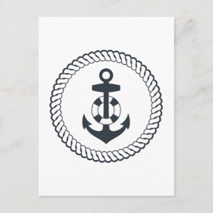 Cute Anchor Postcard