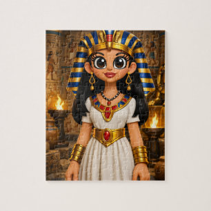 Cute Ancient Egyptian Cartoon Character Jigsaw Puzzle