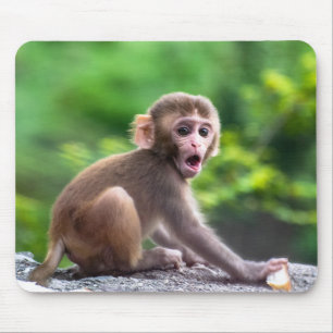 Cute and Adorable Baby Monkey Mouse Mat